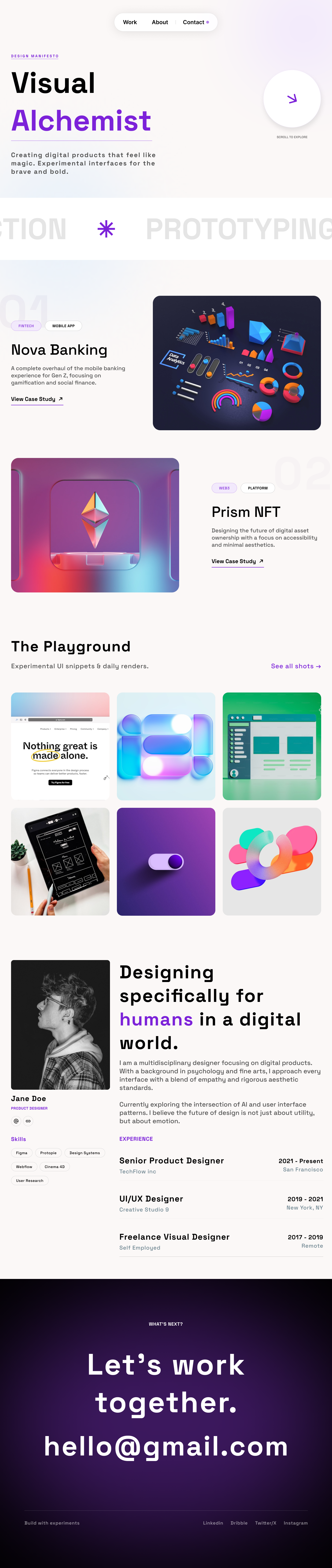 Designer Portfolio