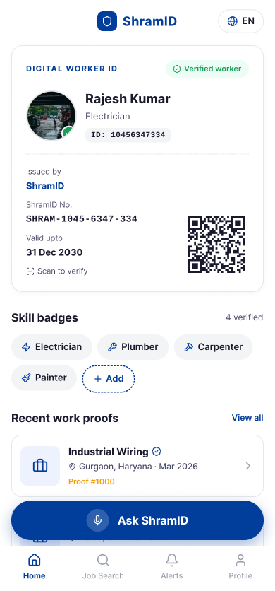 ShramID — Digital worker ID