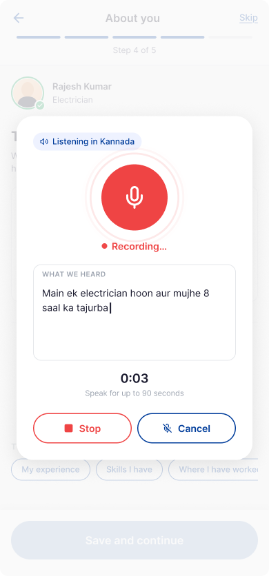 ShramID — Voice bio